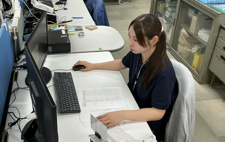 作業中の様子
