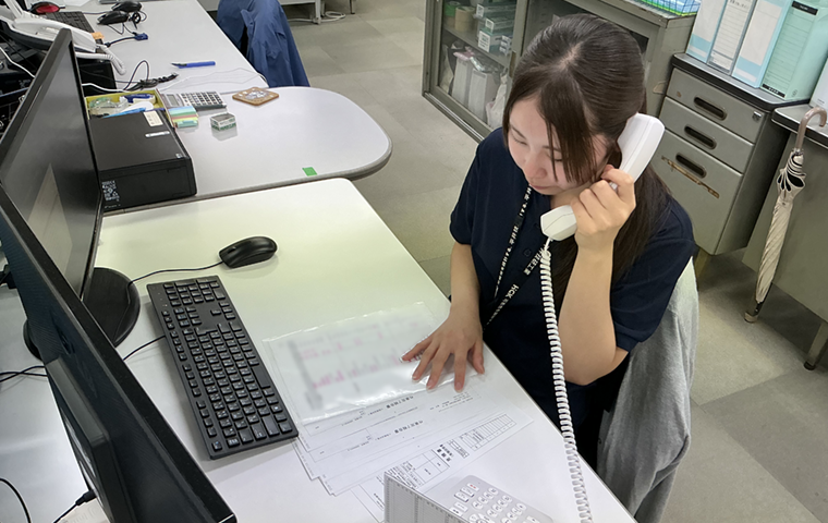 作業中の様子
